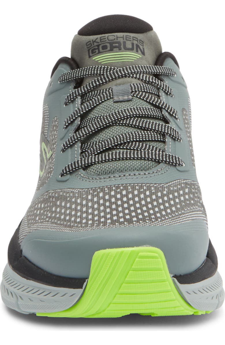 SKECHERS Max Cushioning Premier 2.0 - Vantage Running Shoe, Alternate, color, Grey/ Lime