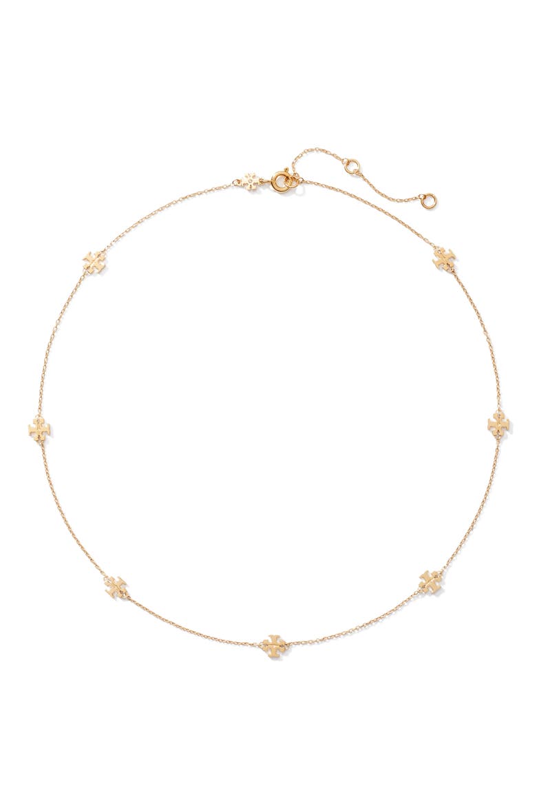 Delicate Icon Necklace, Main, color, TORY GOLD