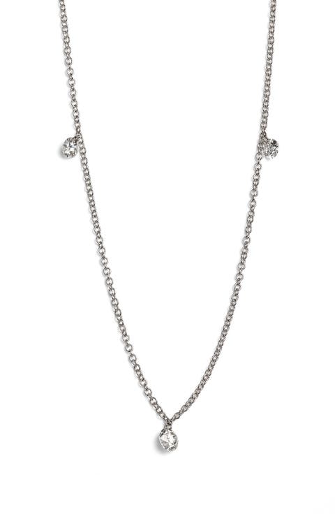 'Floating Diamond' 3-Diamond Necklace (Nordstrom Exclusive)