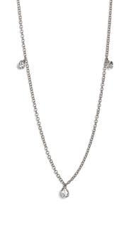 Bony Levy 'Floating Diamond' 3-Diamond Necklace