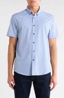 Brooklyn Brigade Polka Dot Short Sleeve Button-Up Shirt