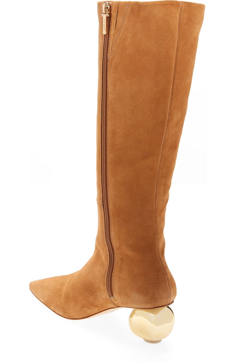 Cult Gaia Zuri Sculpted Heel Boot, Alternate, color,
