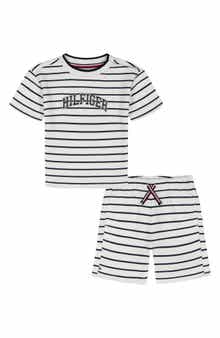 Tommy Hilfiger Stripe T-Shirt & Shorts Set