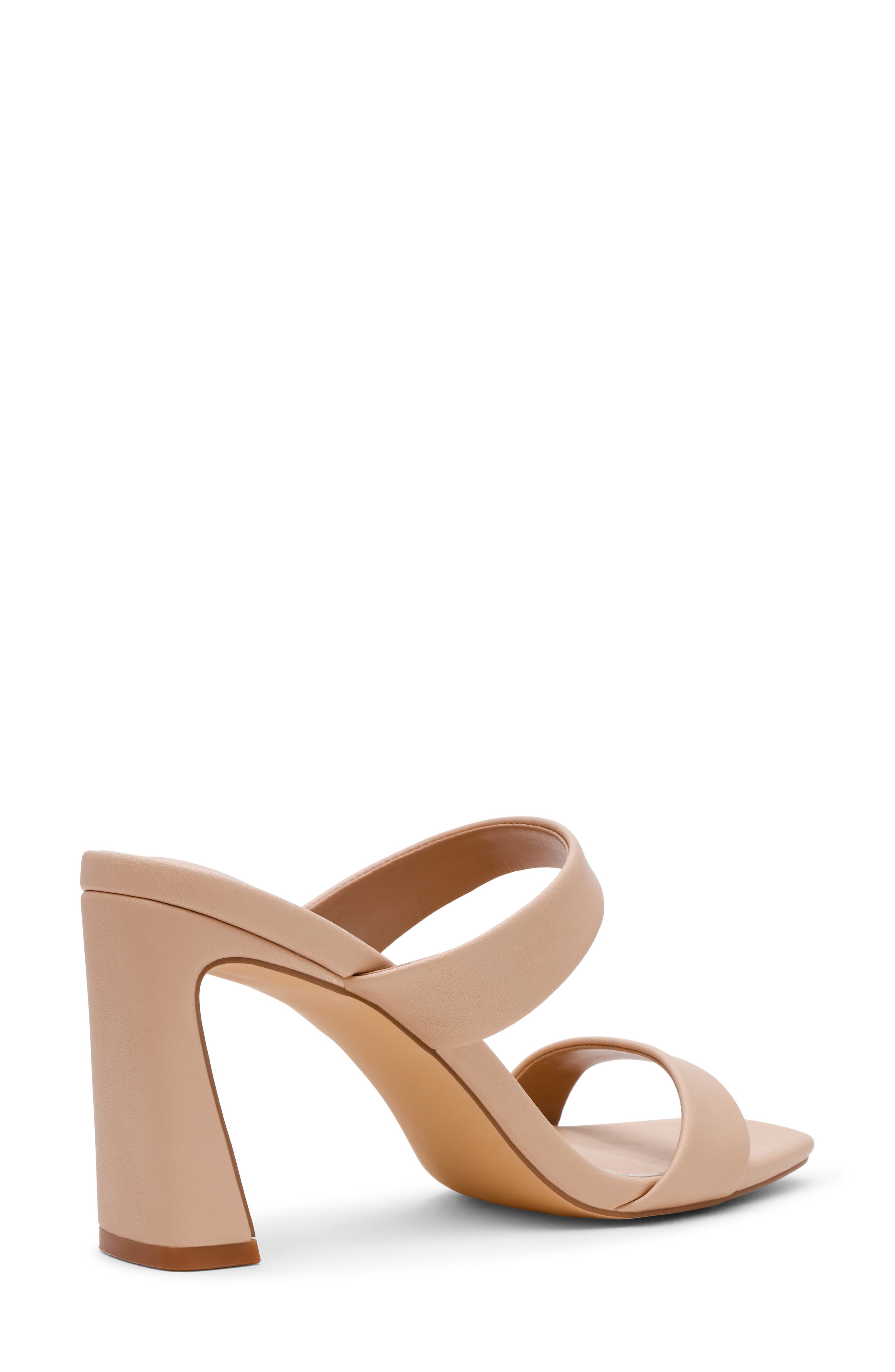 Veniss Block Heel Slide Sandal, Alternate, color, BEIGE
