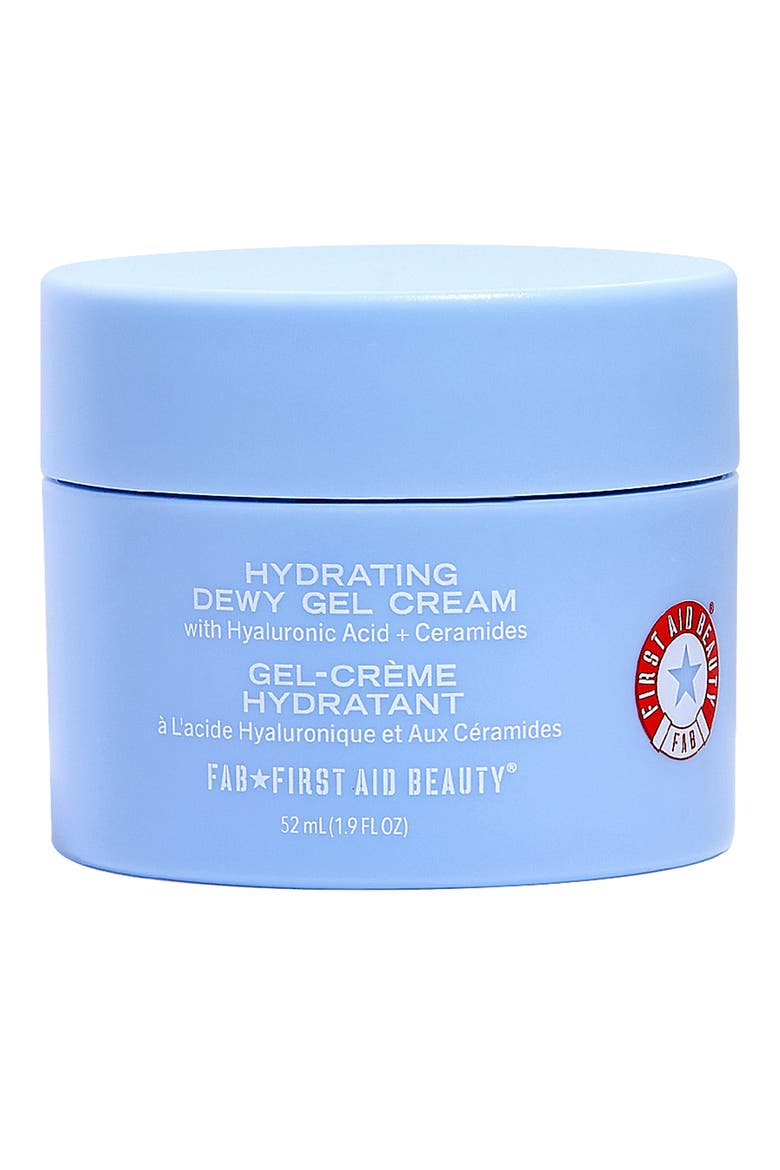 Hydrating Dewy Gel Cream Moisturizer with Hyaluronic Acid + Ceramides, Main, color, NO COLOR