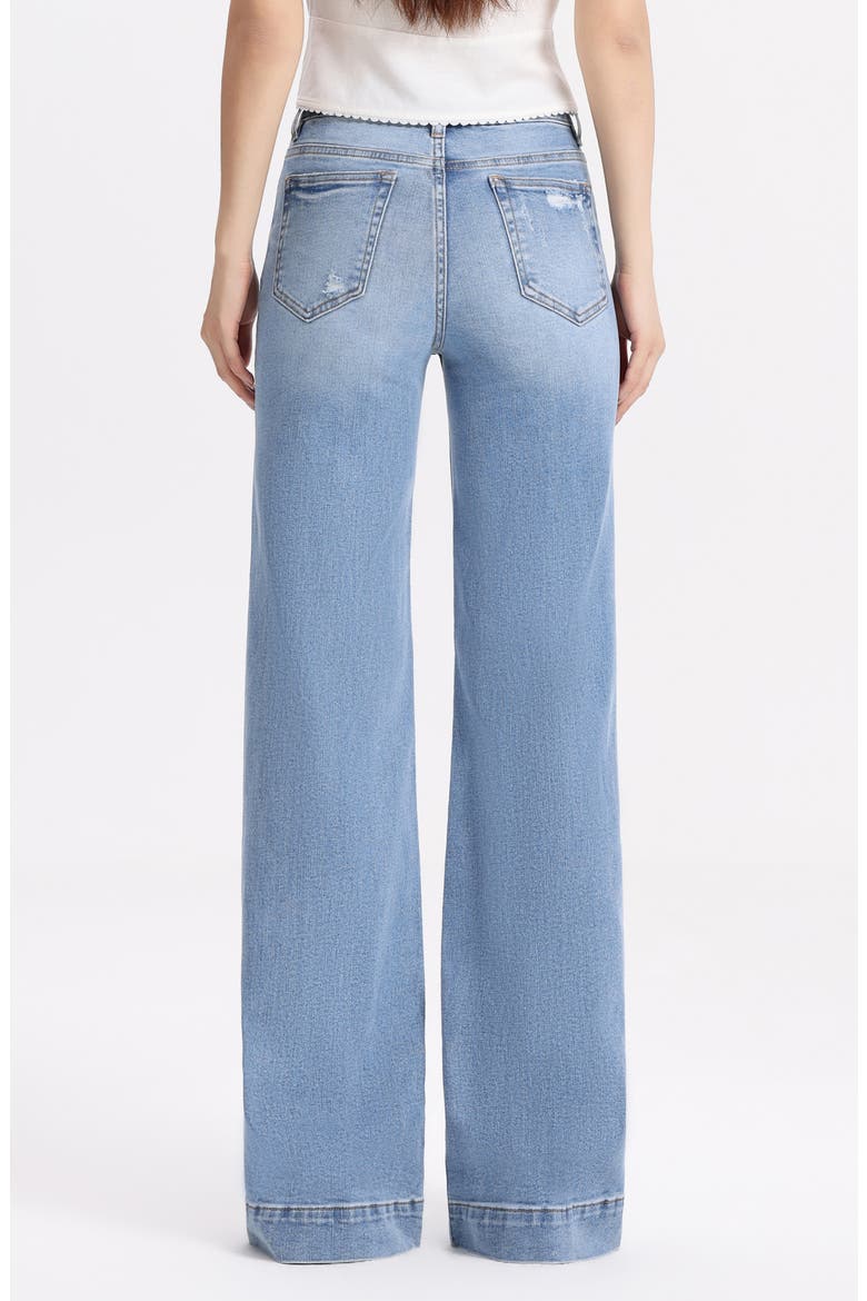Mid Rise Wide Leg Jeans, Alternate, color, STRATUS
