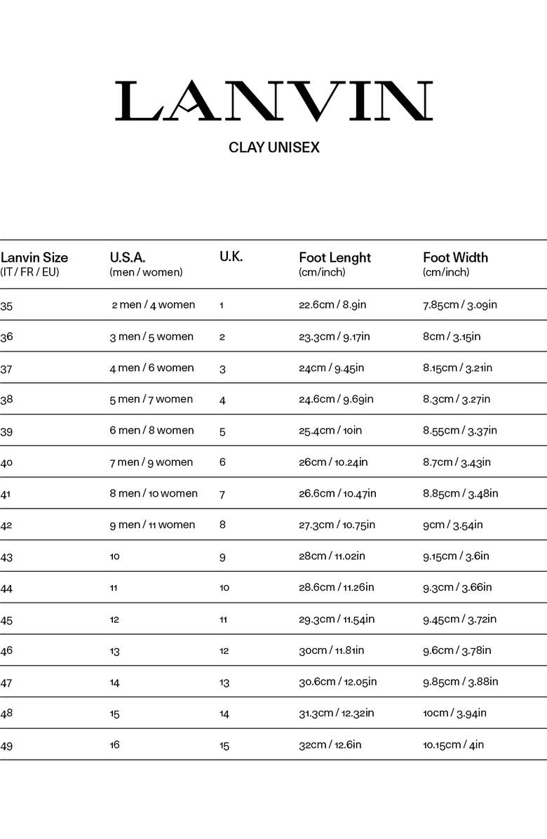 Lanvin Clay Mesh Sneakers With Rubber Sole, Alternate, color, White/Black