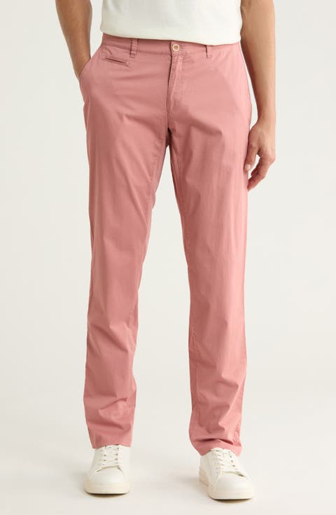Fabio IDX Flat Front Modern Fit Cotton Blend Chinos