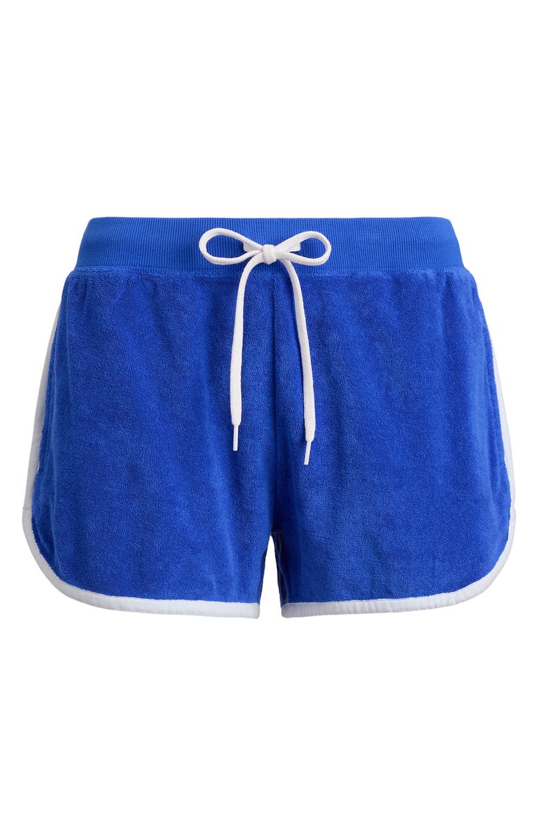 Polo Ralph Lauren Cotton Blend French Terry Drawstring Shorts, Alternate, color, Gala Blue