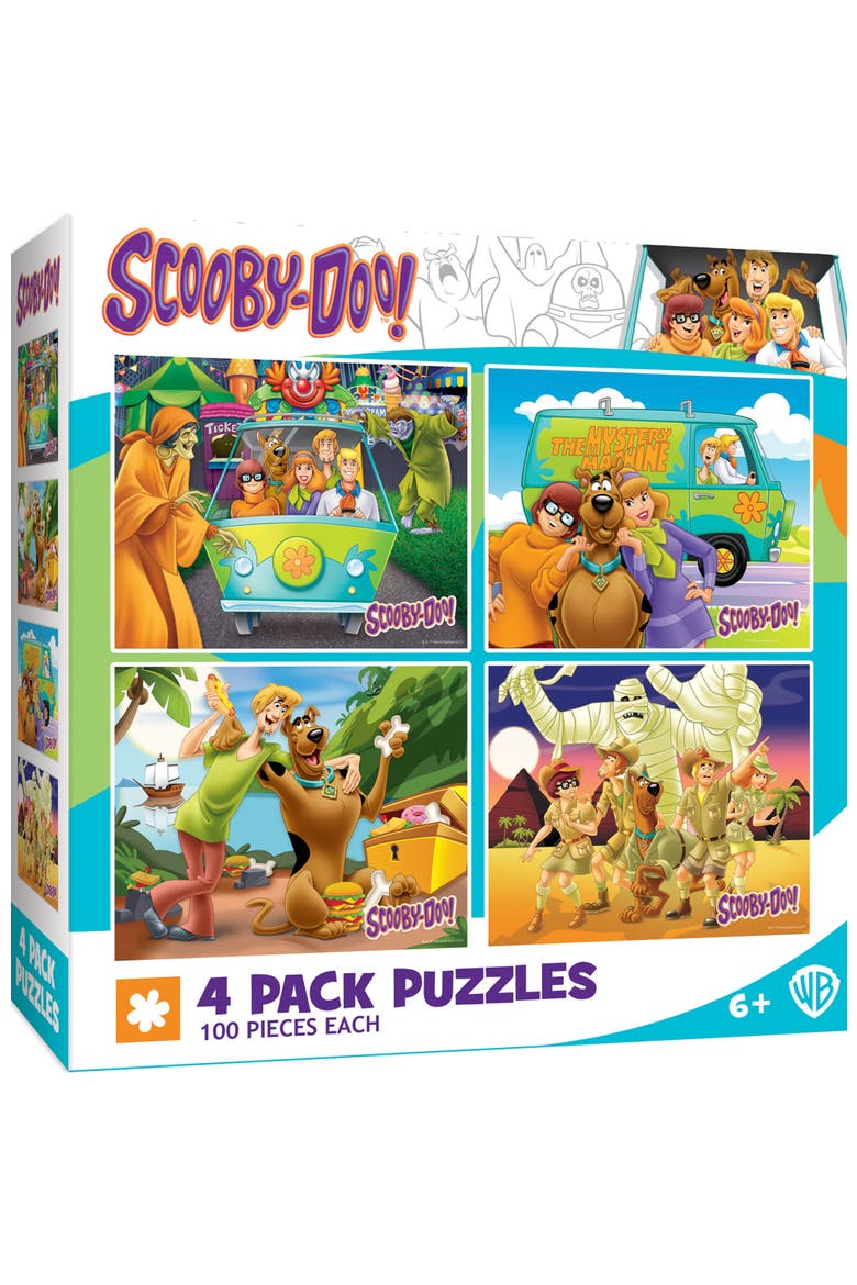 Scooby-Doo! 100pc Puzzles 4-Pack, Main, color, Multicolor