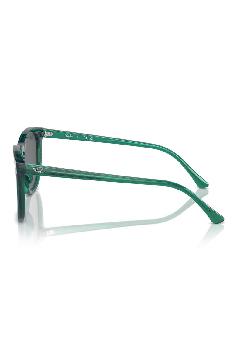 53mm Square Sunglasses, Alternate, color, TRANSPARENT GREEN