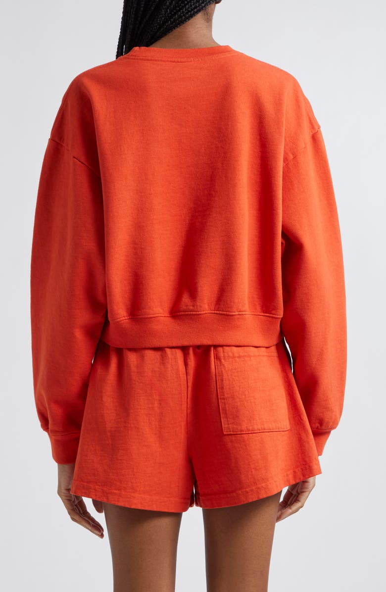 Sporty & Rich Wellness Ivy Crop Sweatshirt, Alternate, color,