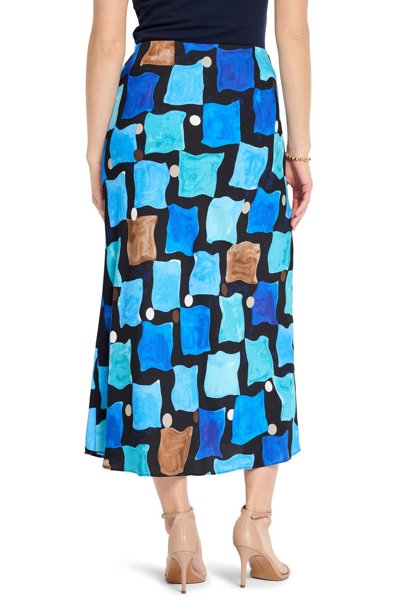 NIC+ZOE Sea Glass Slip Skirt, Alternate, color, Blue Multi