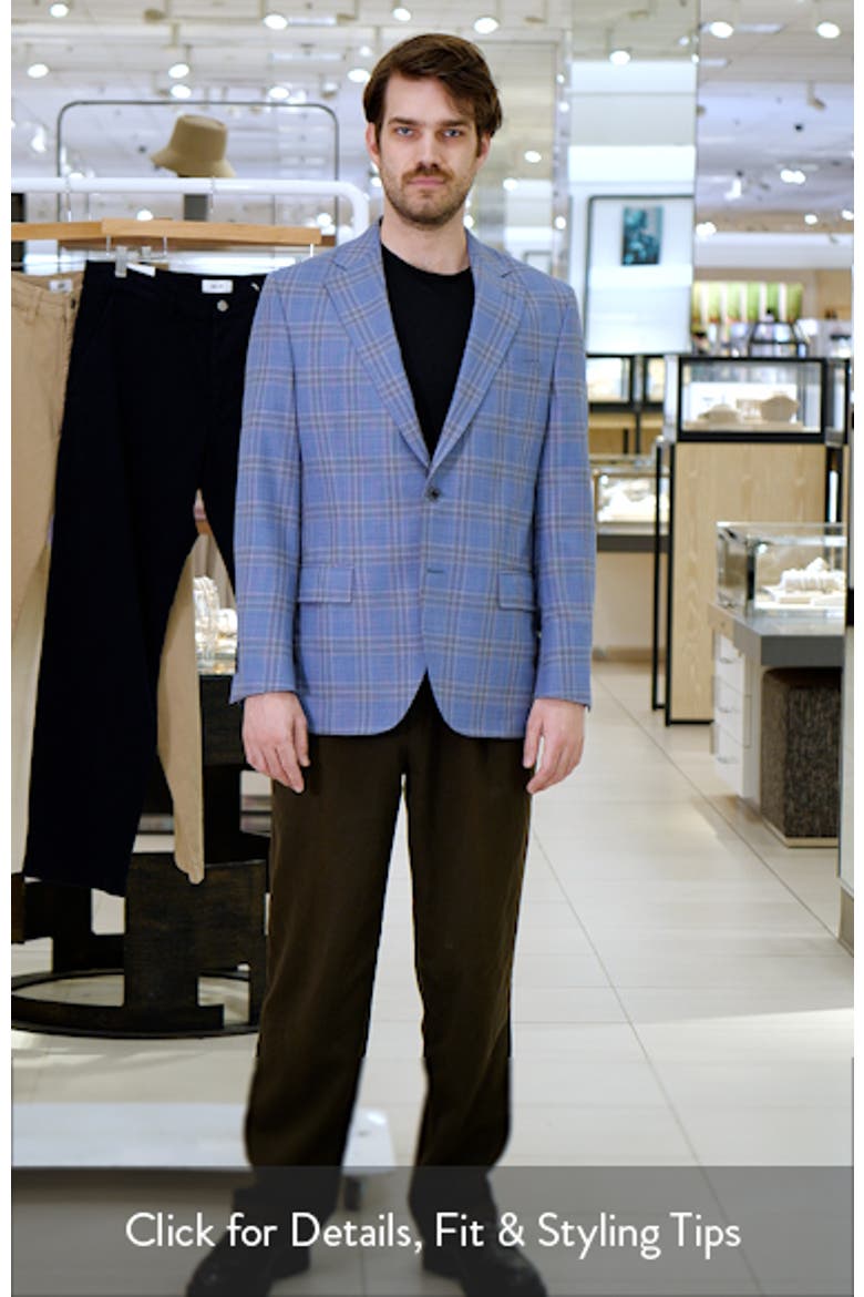Hyperlight Soft Plaid Wool Sport Coat video