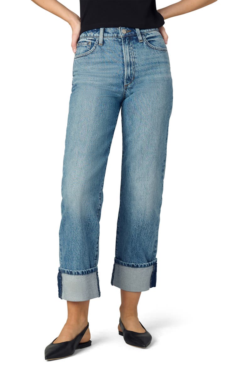 Joe's The Margot Cuffed Straight Leg Jeans, Main, color, Showdown