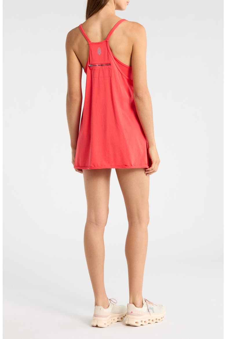 FP Movement Hot Shot Racerback Romper, Alternate, color, GRAPEFRUIT
