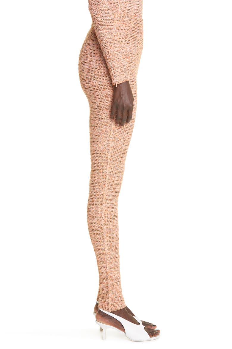Collection Bouclé Knit Leggings, Alternate, color, MEDIUM BROWN MULTI