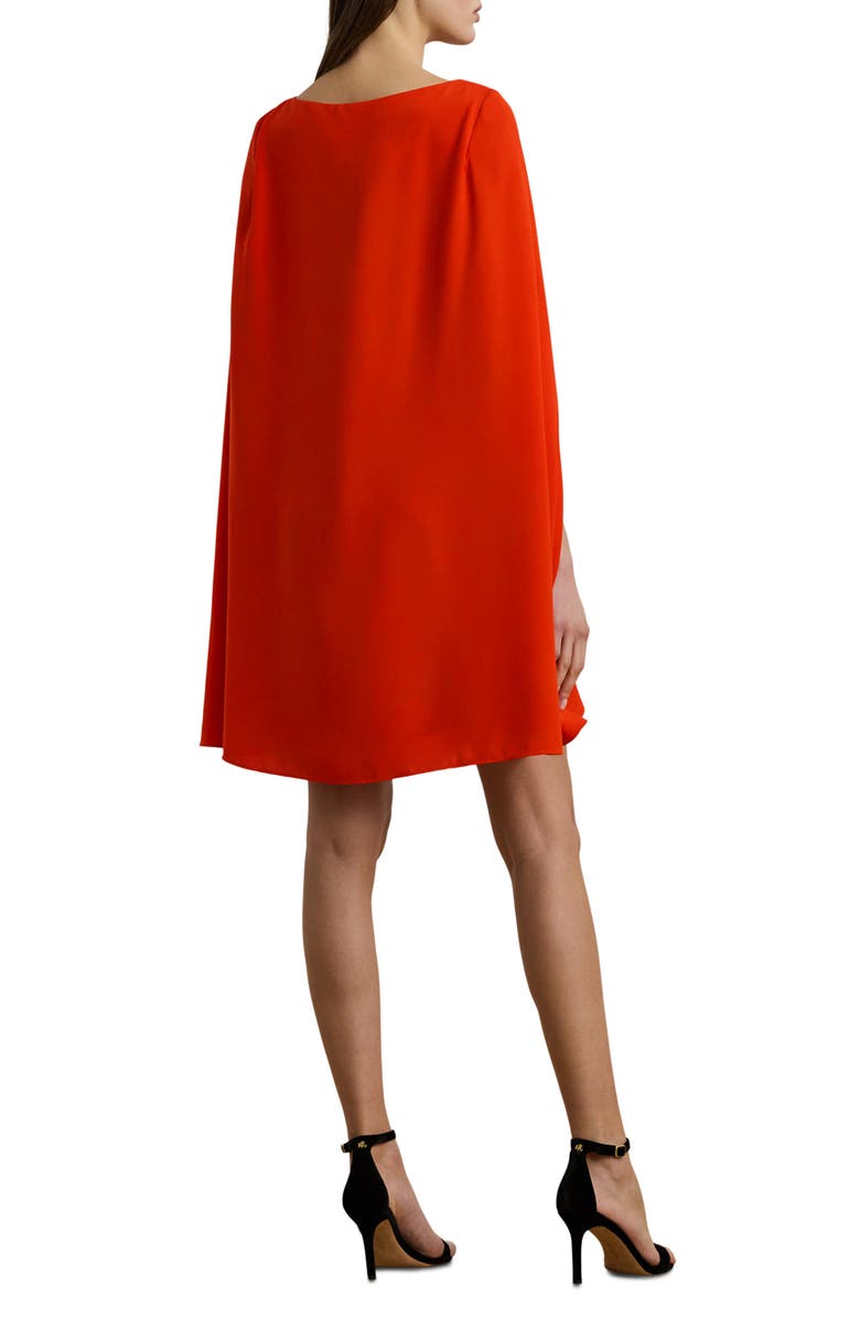 Lauren Ralph Lauren Capelet Georgette Cocktail Dress, Alternate, color,