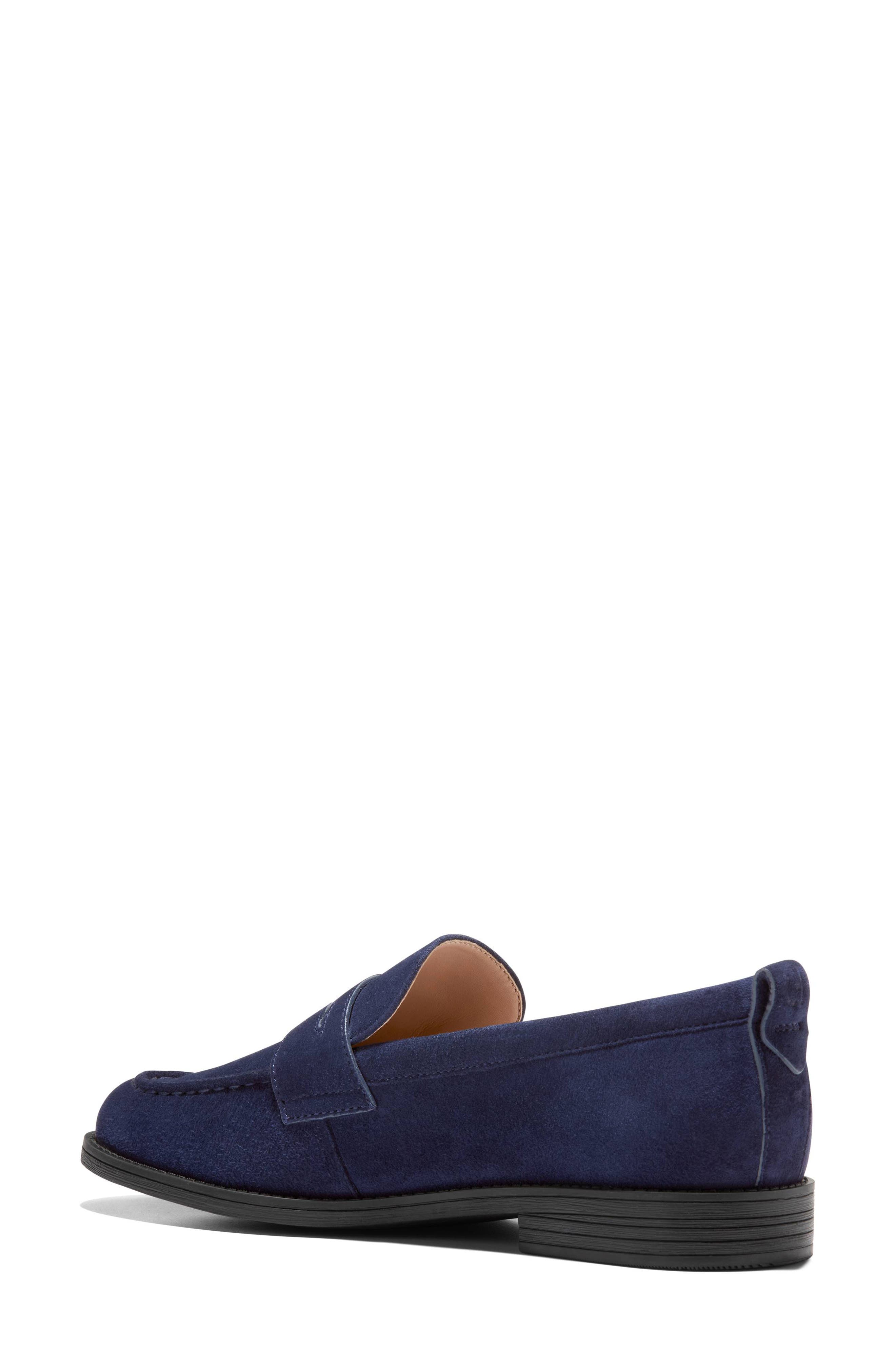 Stassi Penny Loafer, Alternate, color, CH MIDNIGHT MOON SUEDE