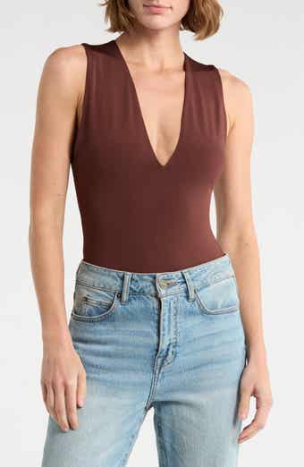Alice + Olivia Olea V-Neck Bodysuit