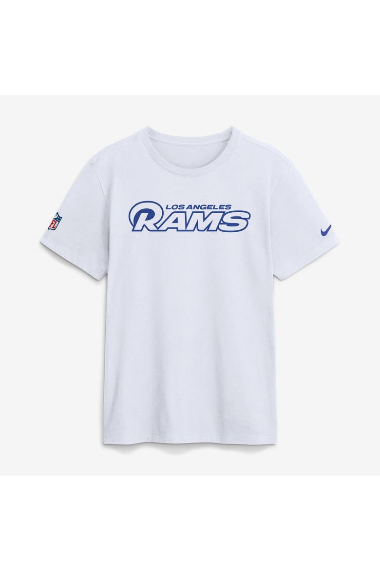 Men's Nike Los Angeles Rams Fearsome White Gridiron Grit T-Shirt, Main, color, White