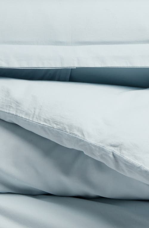 Nordstrom Organic Cotton Percale Duvet & Shams Set In Blue