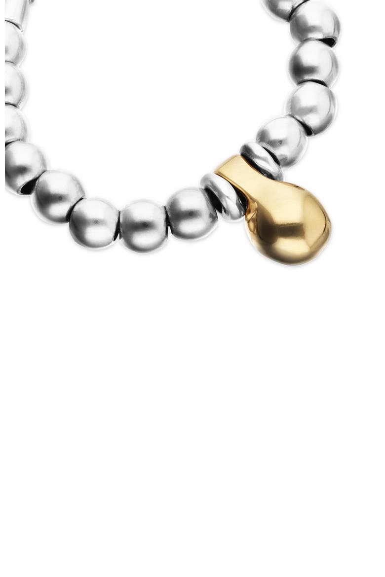 Bracelet with Medium Dials Plated in Sterling Silver and Large Dial Plated in 18K Gold, Alternate, color, Gold