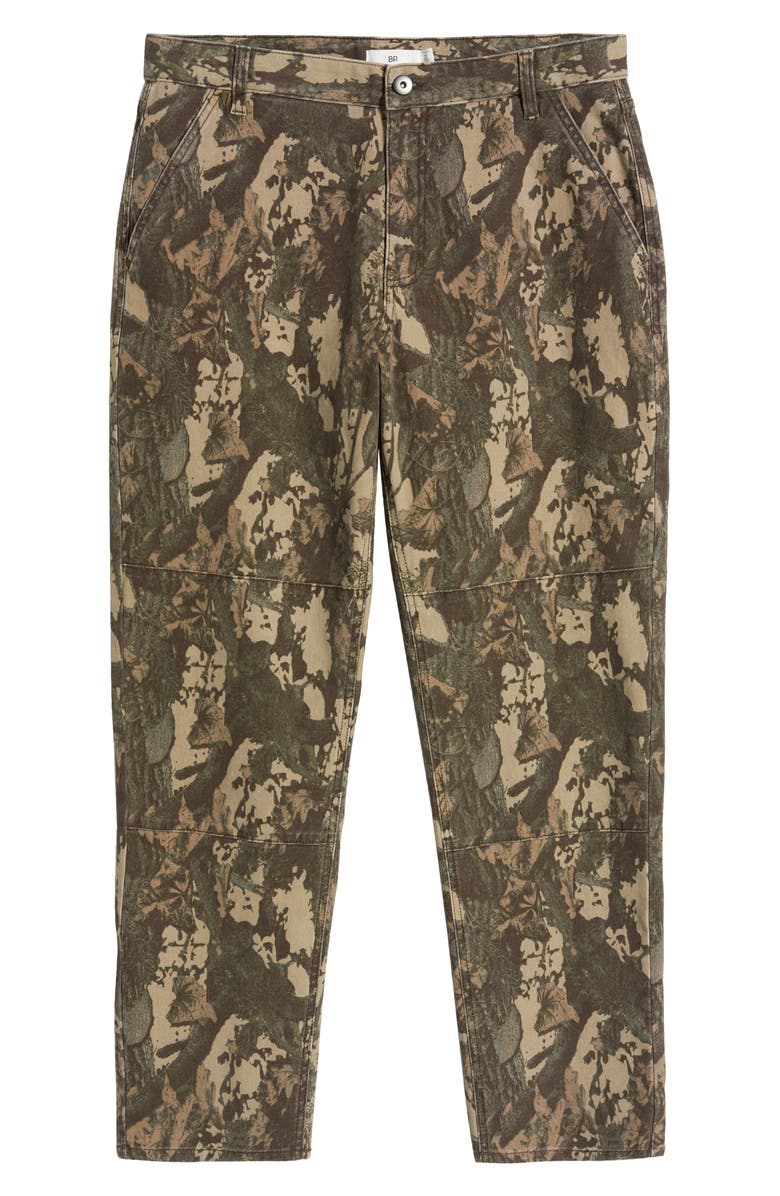 BP. Camo Relaxed Fit Stretch Canvas Workwear Pants, Alternate, color,