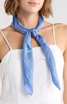 Spring Flight Silk Square Scarf