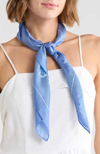 Spring Flight Silk Square Scarf