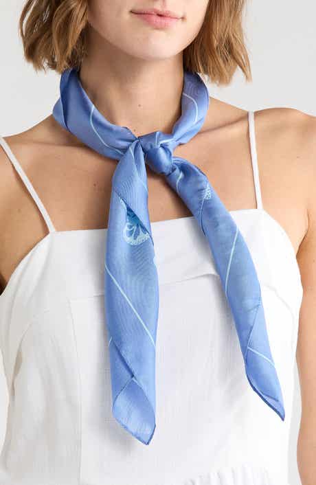 Spring Flight Silk Square Scarf
