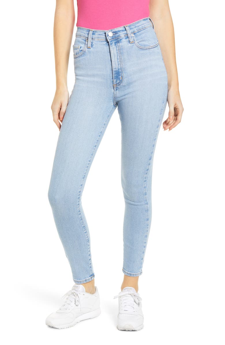 Nobody Denim Siren High Waist Ankle Skinny Jeans, Main, color, 