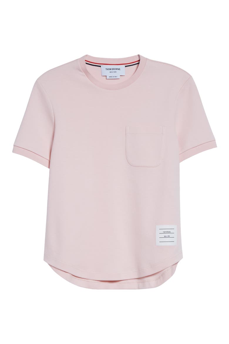 Milano Cotton Pocket T-Shirt, Alternate, color, LIGHT PINK