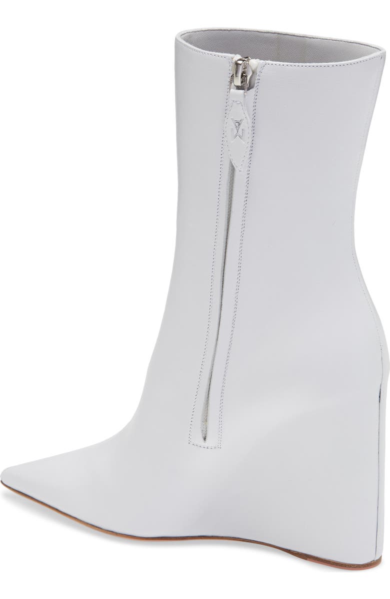 Amina Muaddi Pernille Pointed Toe Wedge Bootie, Alternate, color,