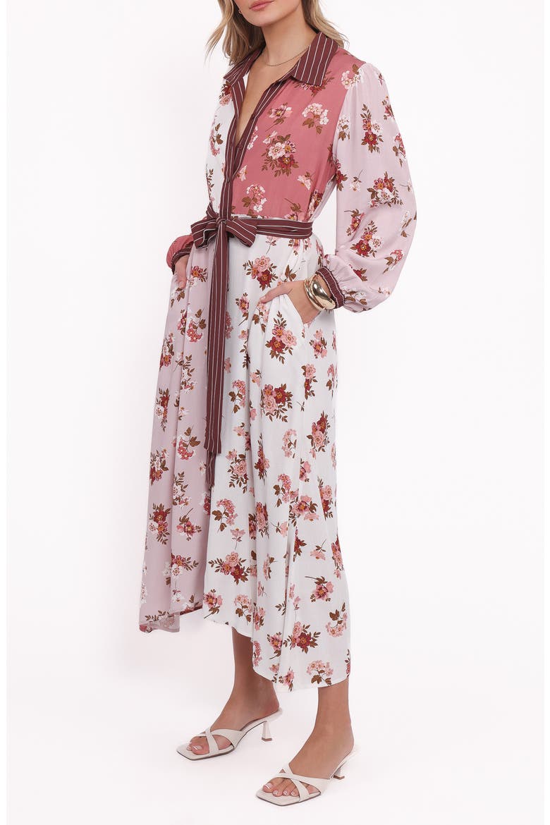 Maiden Long Sleeve Shirtdress, Alternate, color, FIRST BLUSH