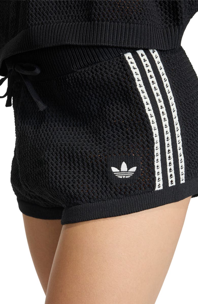 adidas Originals Open Knit Shorts, Alternate, color, 