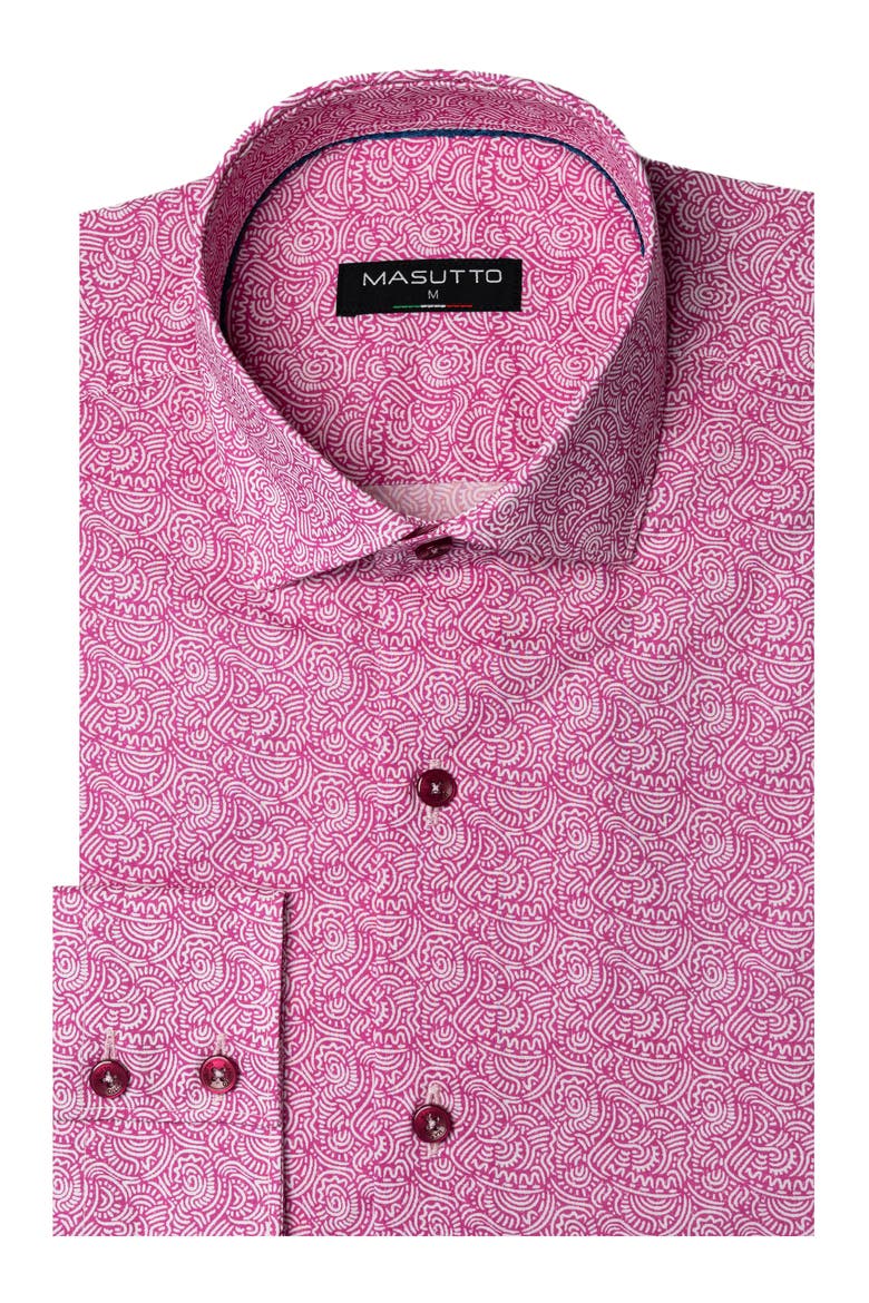 Serphina Button Down Long Sleeve Shirt, Main, color, Pink