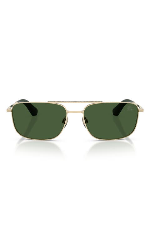 59mm Aviator Sunglasses
