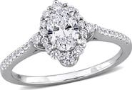 Julianna B. Lab-Grown Diamond Halo Engagement Ring 14k
