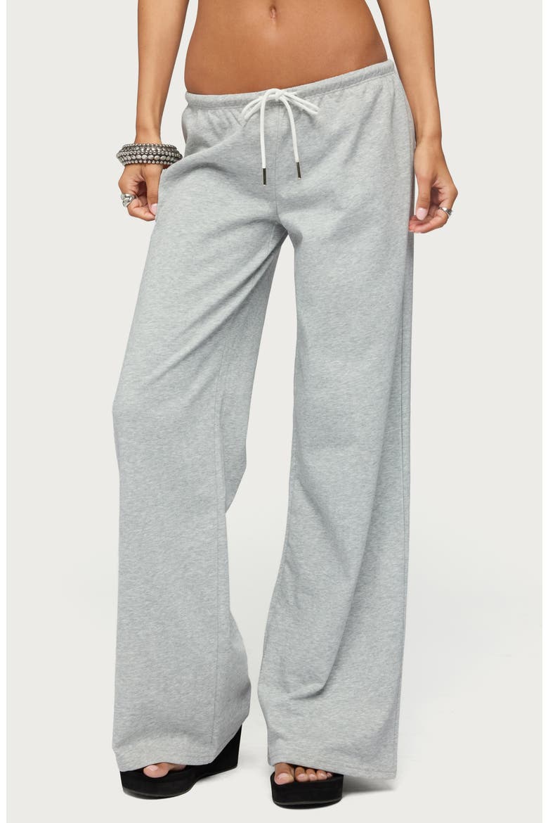 UK Low Rise Sweatpants, Main, color, GRAY-MELANGE