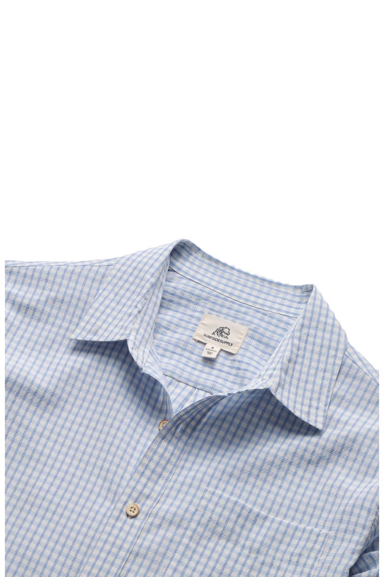 Brian Seersucker Shirt, Alternate, color, Blue
