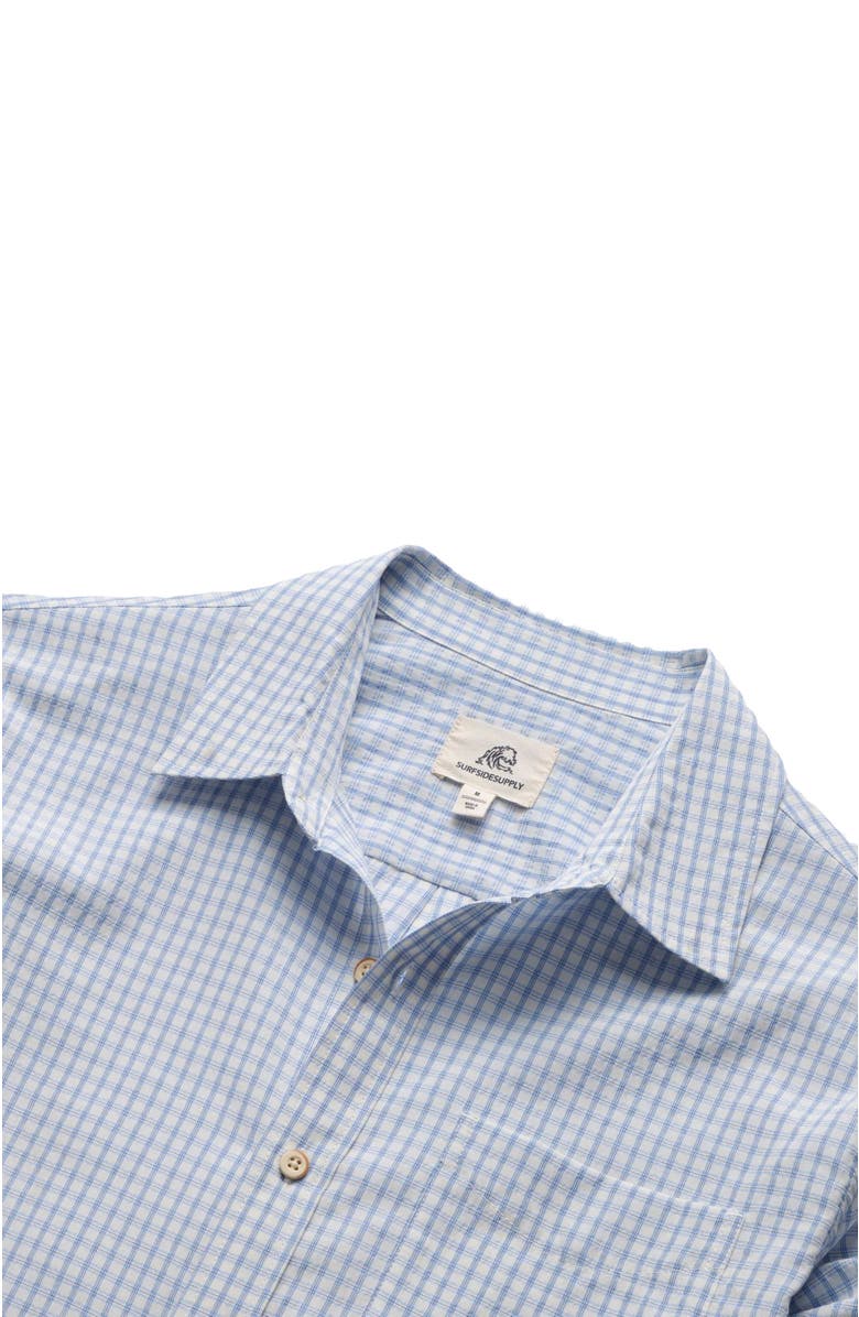 Surfside Supply Co. Brian Seersucker Shirt, Alternate, color, Blue