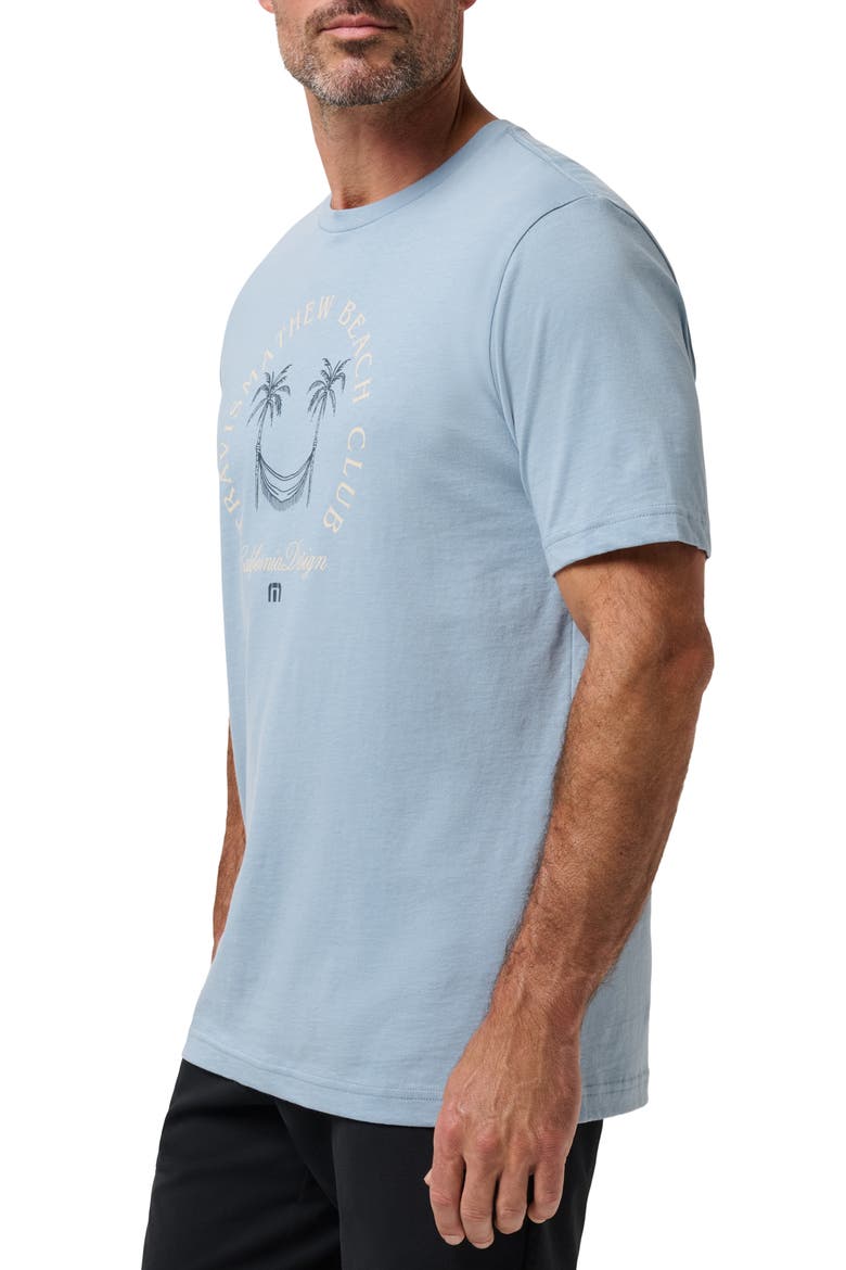 Beach Club Graphic T-Shirt, Alternate, color, ASH BLUE