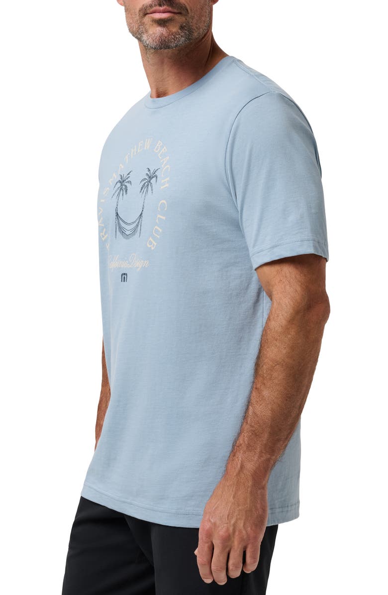 TravisMathew Beach Club Graphic T-Shirt, Alternate, color, Ash Blue