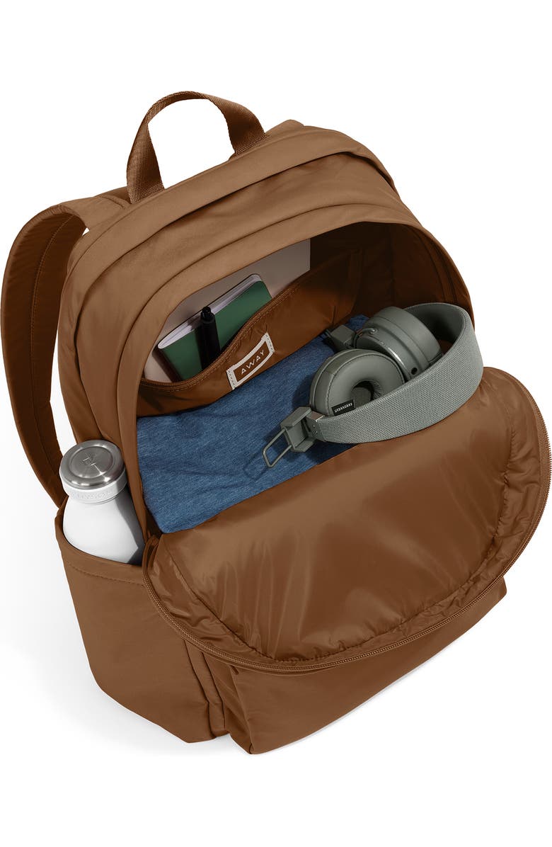 Away Large Featherlight Backpack, Alternate, color, Amaro Brown