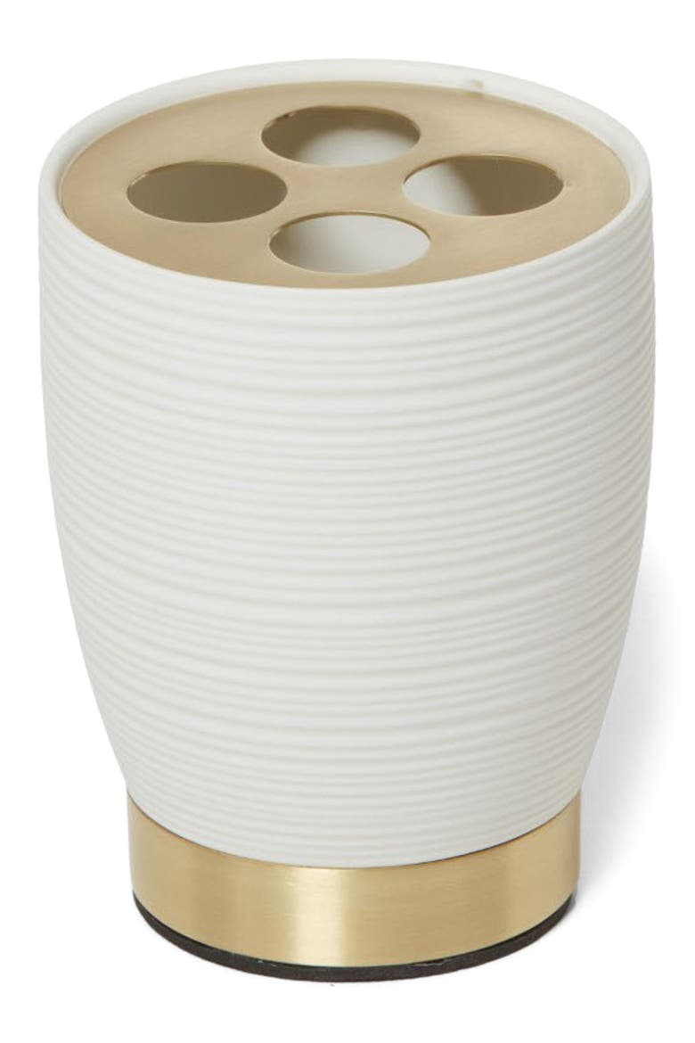 Texture Toothbrush Holder, Main, color, WHITE