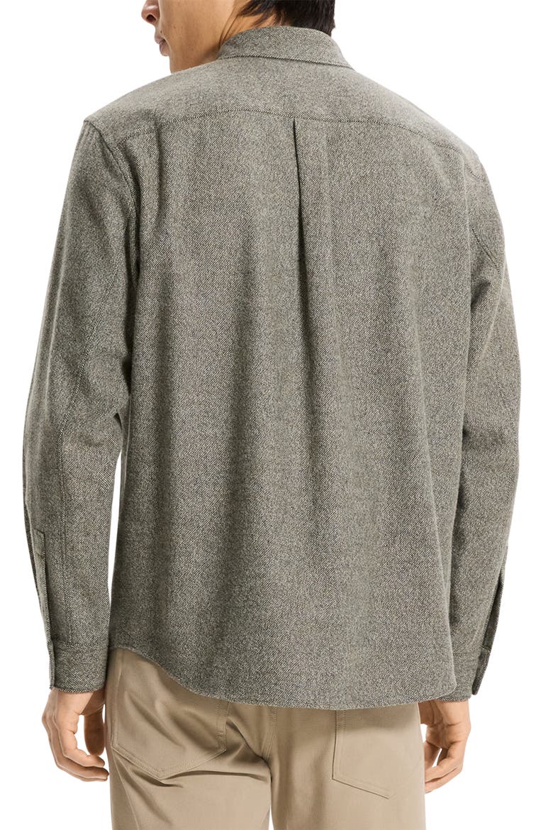 Weekend Brushed Cotton Twill Button-Up Shirt, Alternate, color, DUFFLE MULTI