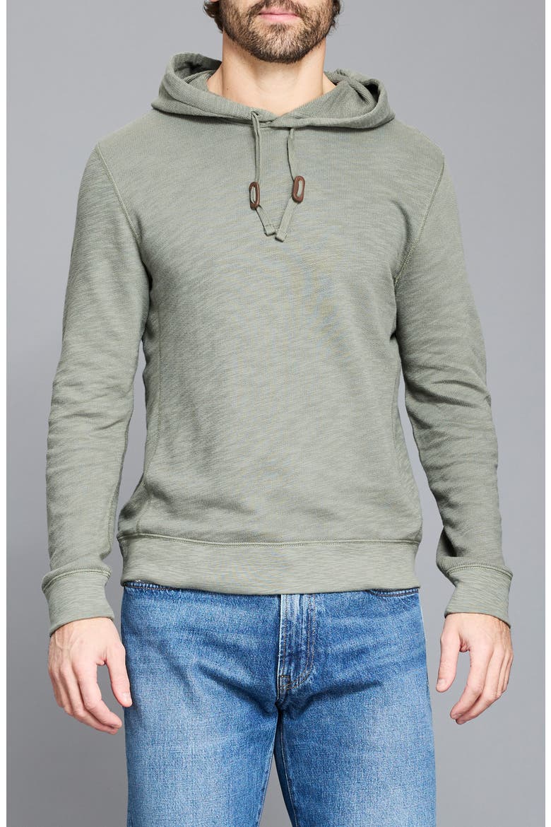 French Terry Hoodie, Main, color, WASHED GREY