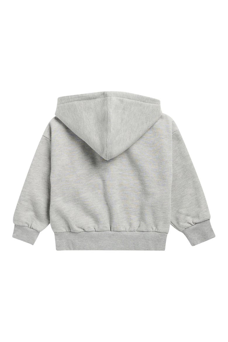 Kids' Living Legend Zip Hoodie, Alternate, color, CEMENT HEATHER