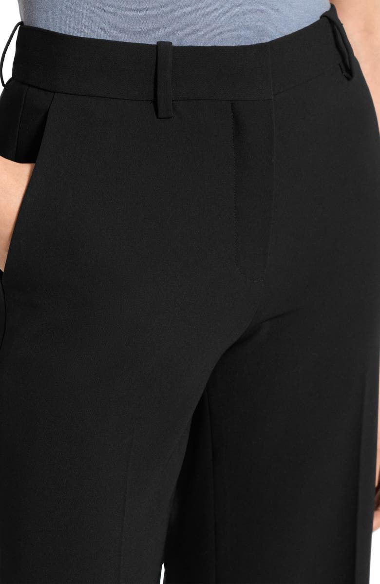 Theory Fluid Flare Leg Pants, Alternate, color, Black